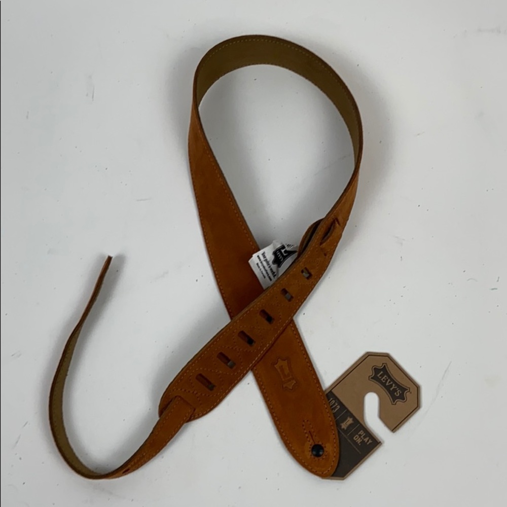 Levy's Leathers 2-inch Suede-Leather Strap, Honey